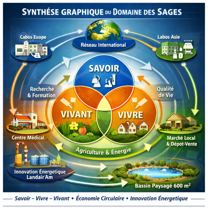 Conclusion Domaine des Sages : Savoir – Vivre – Vivant, héritage vivant